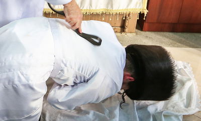 מלקות בערב יום כיפור