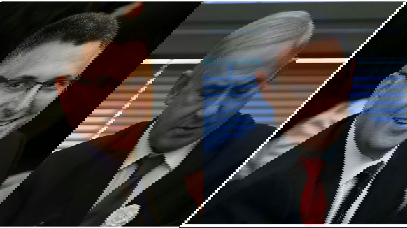 נתניהו וסער בישיבת סיעת הליכוד, היום