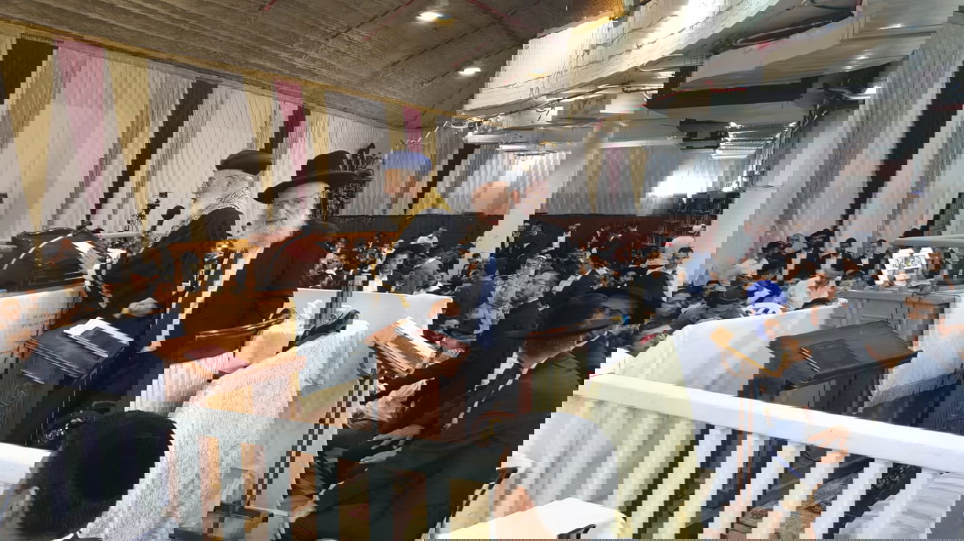 הראשל"צ הגר"ש עמאר במעמד הסליחות ב'אור החיים'