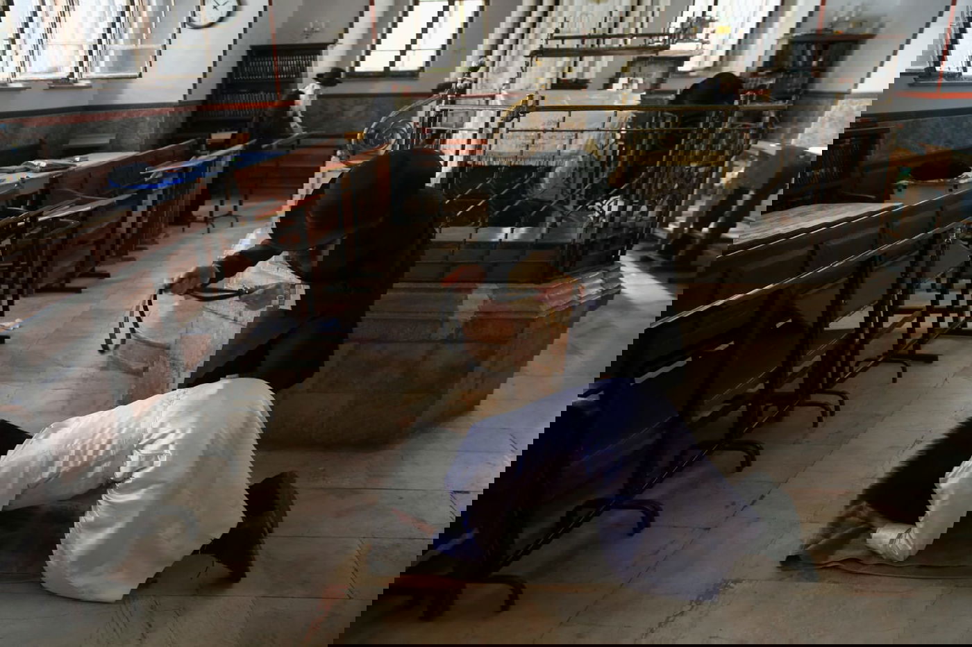 צפו: 'מלקות' אחרי מנחה של ערב יום כיפור