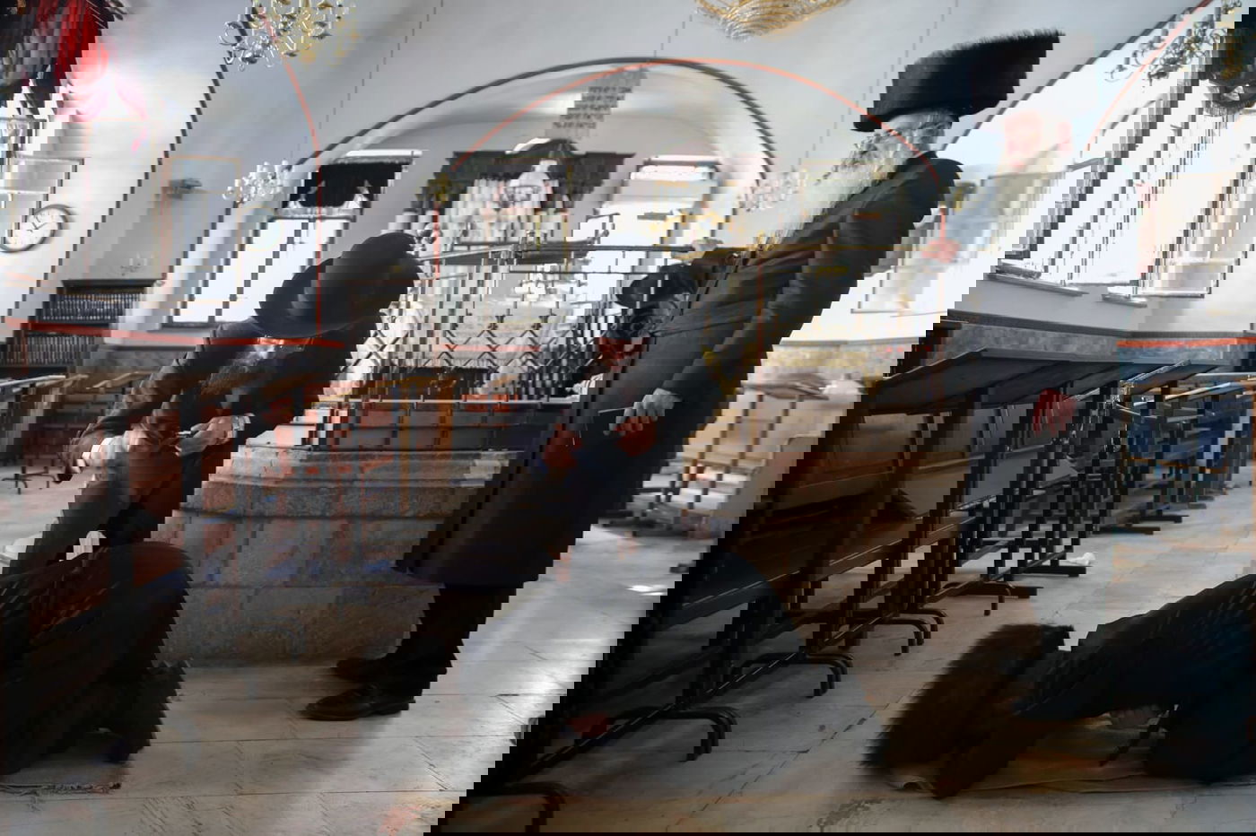 צפו: 'מלקות' אחרי מנחה של ערב יום כיפור