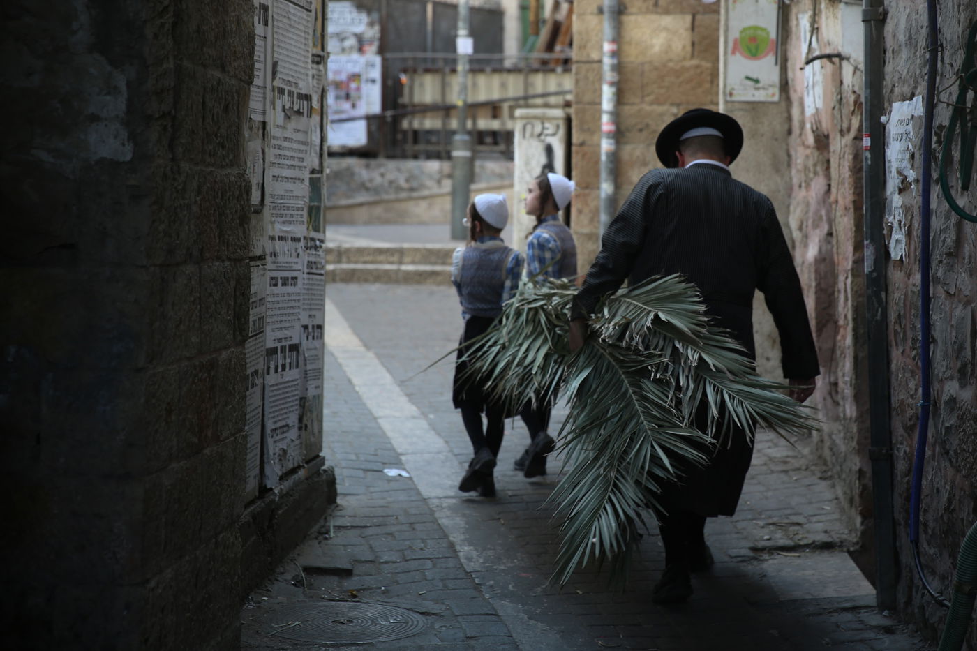 העבודה של המחמירים: סוחבים סכך • תיעוד