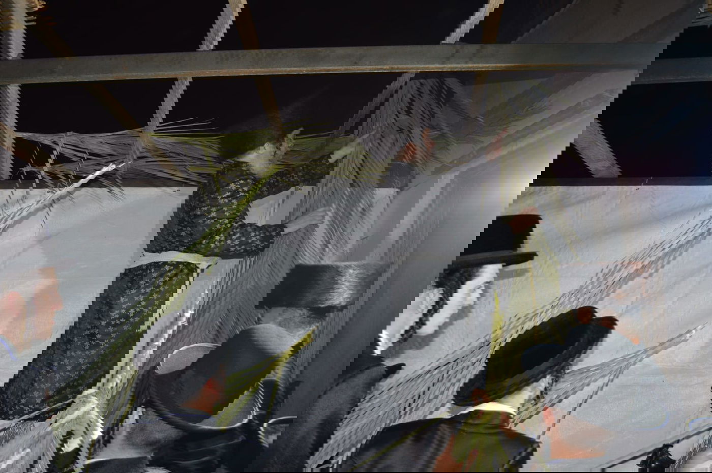 הרבי עלה על הסולם וסיכך בידיו את הסוכה