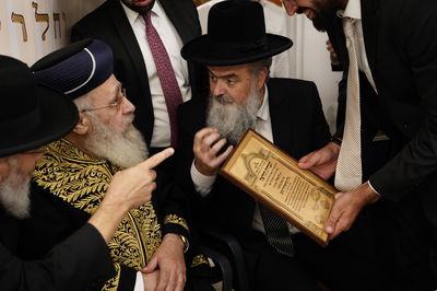 בבית מרן: 60 רבנים קיבלו תעודות הסמכה