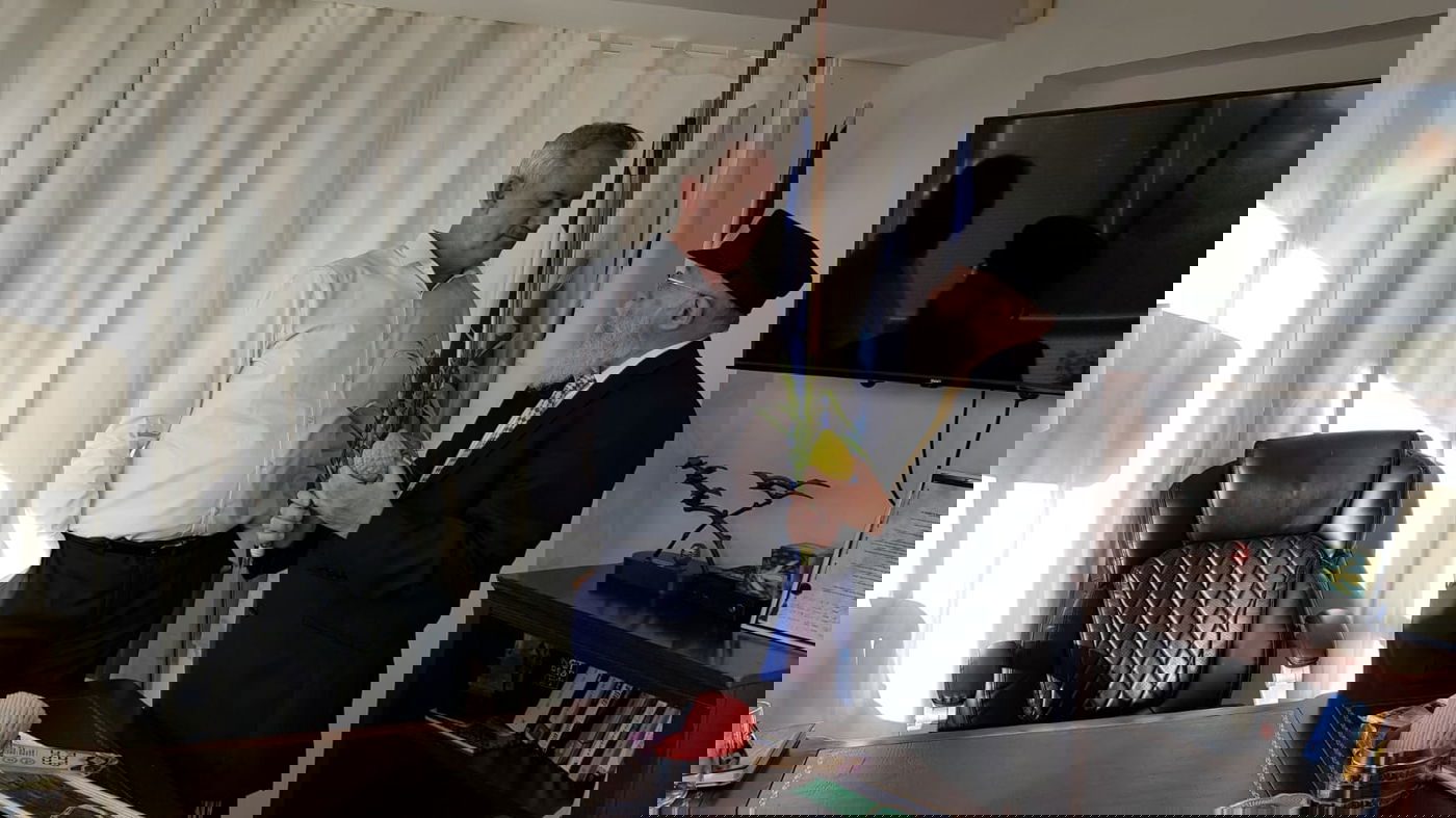 זה מה שהגיב בני גנץ בזמן שקיבל את ארבעת המינים