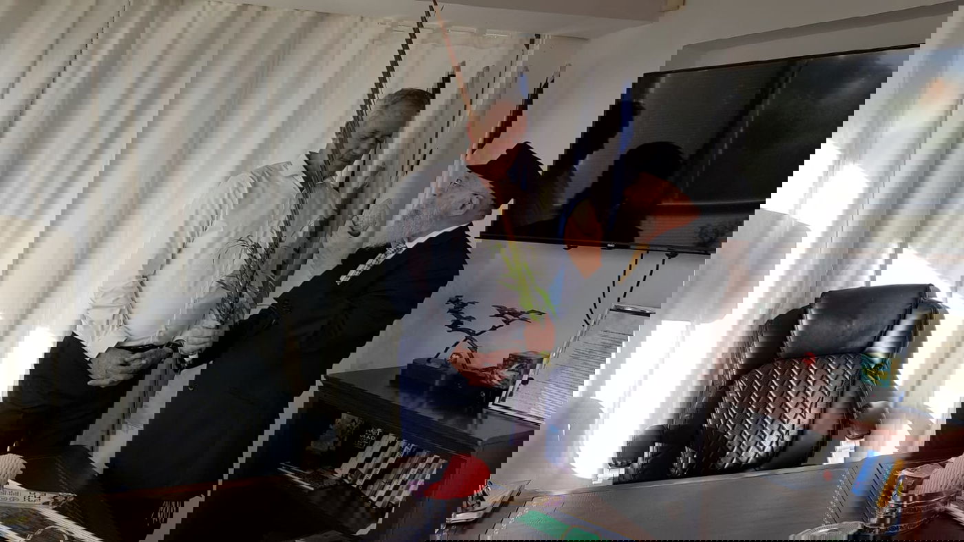 זה מה שהגיב בני גנץ בזמן שקיבל את ארבעת המינים