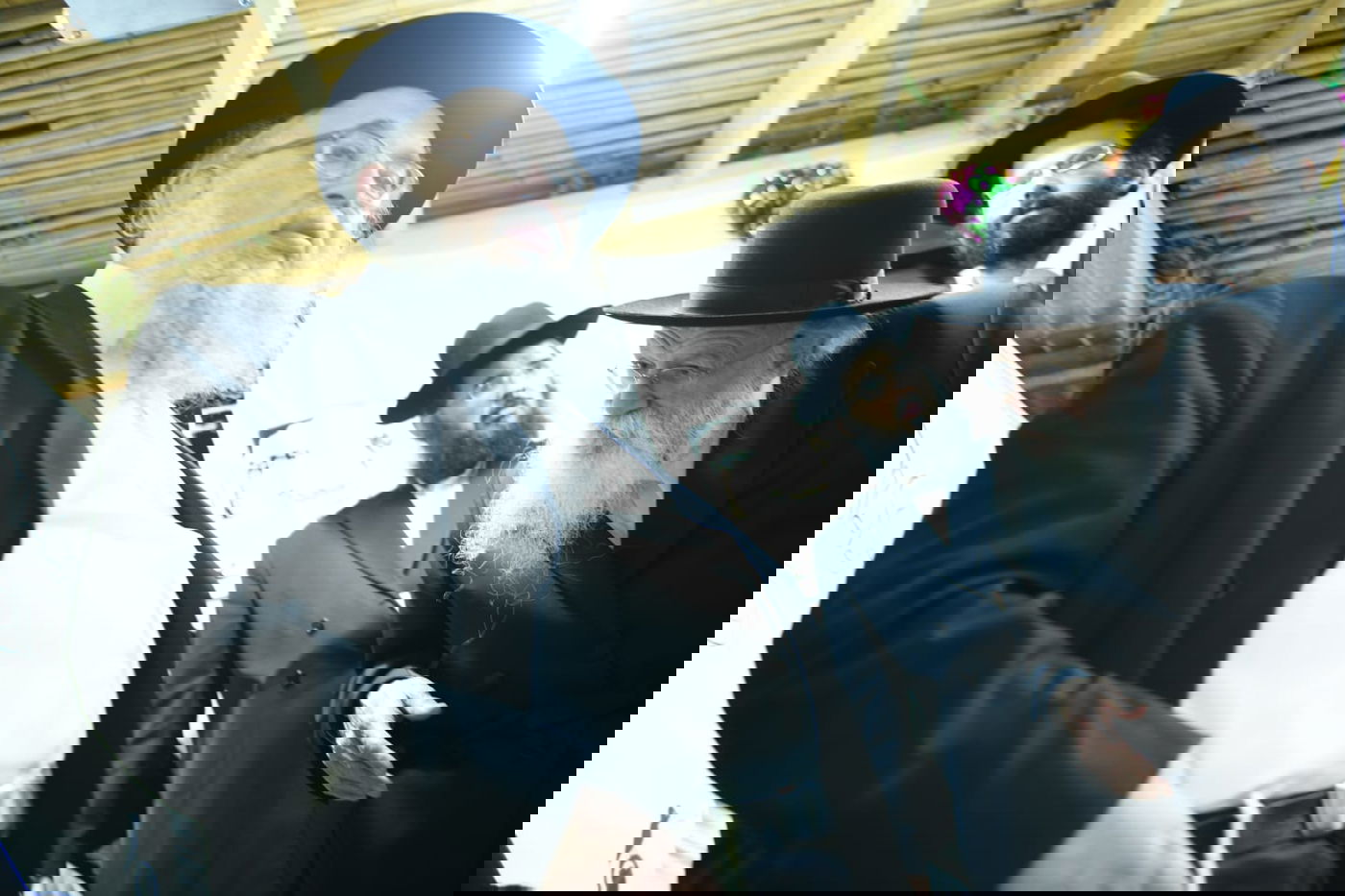 צפו: מהאתרוג עד ההבדלה; חג ראשון אצל הגאון רבי מאיר גריינמן