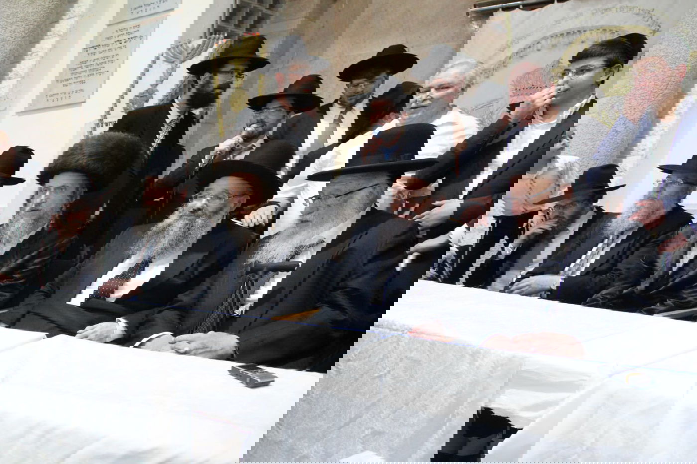 ראש ישיבת פוניבז' הגרב"ד פוברסקי בשמחת בית השואבה