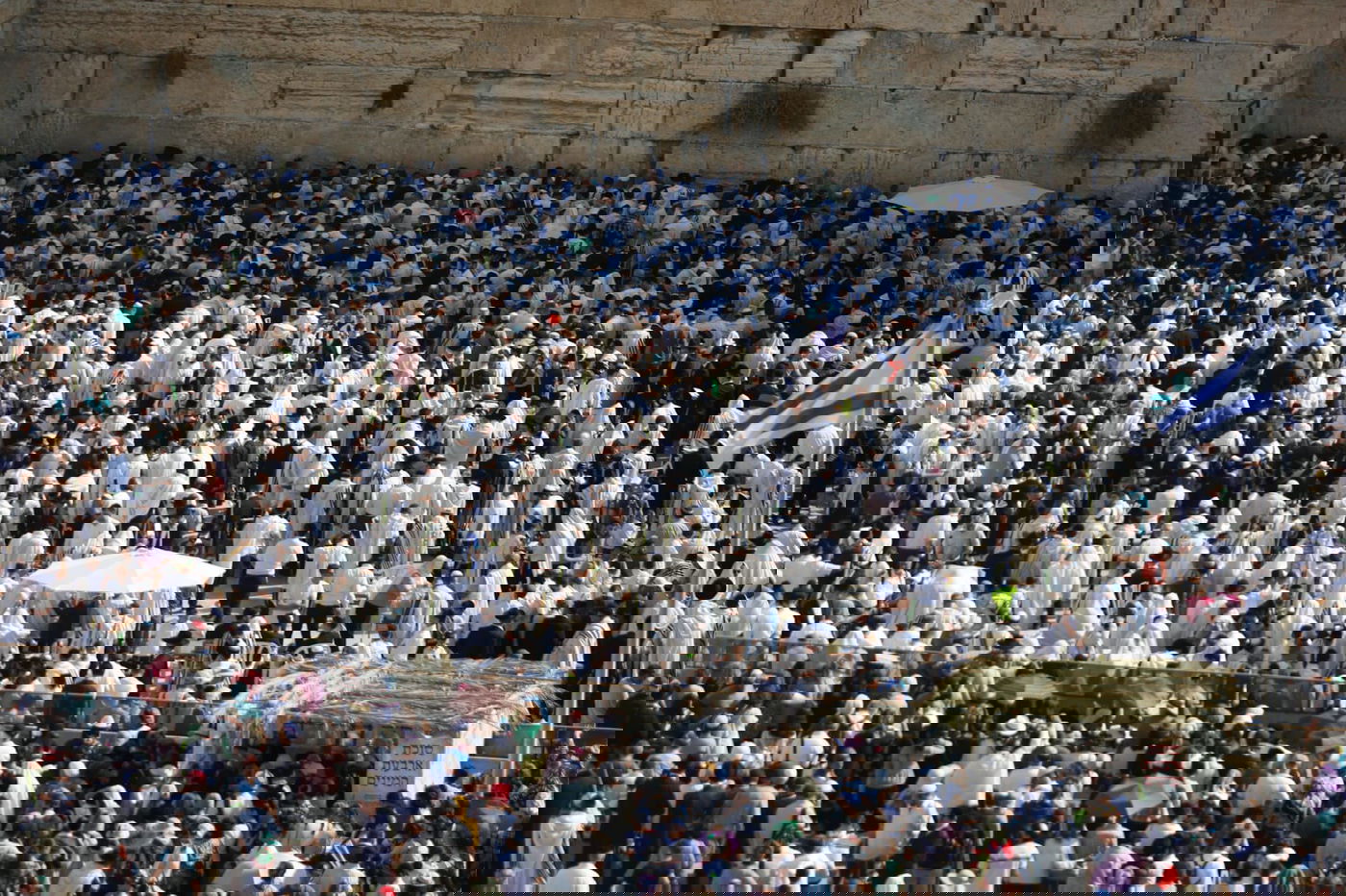 מעמד ברכת כהנים בכותל המערבי • תיעוד