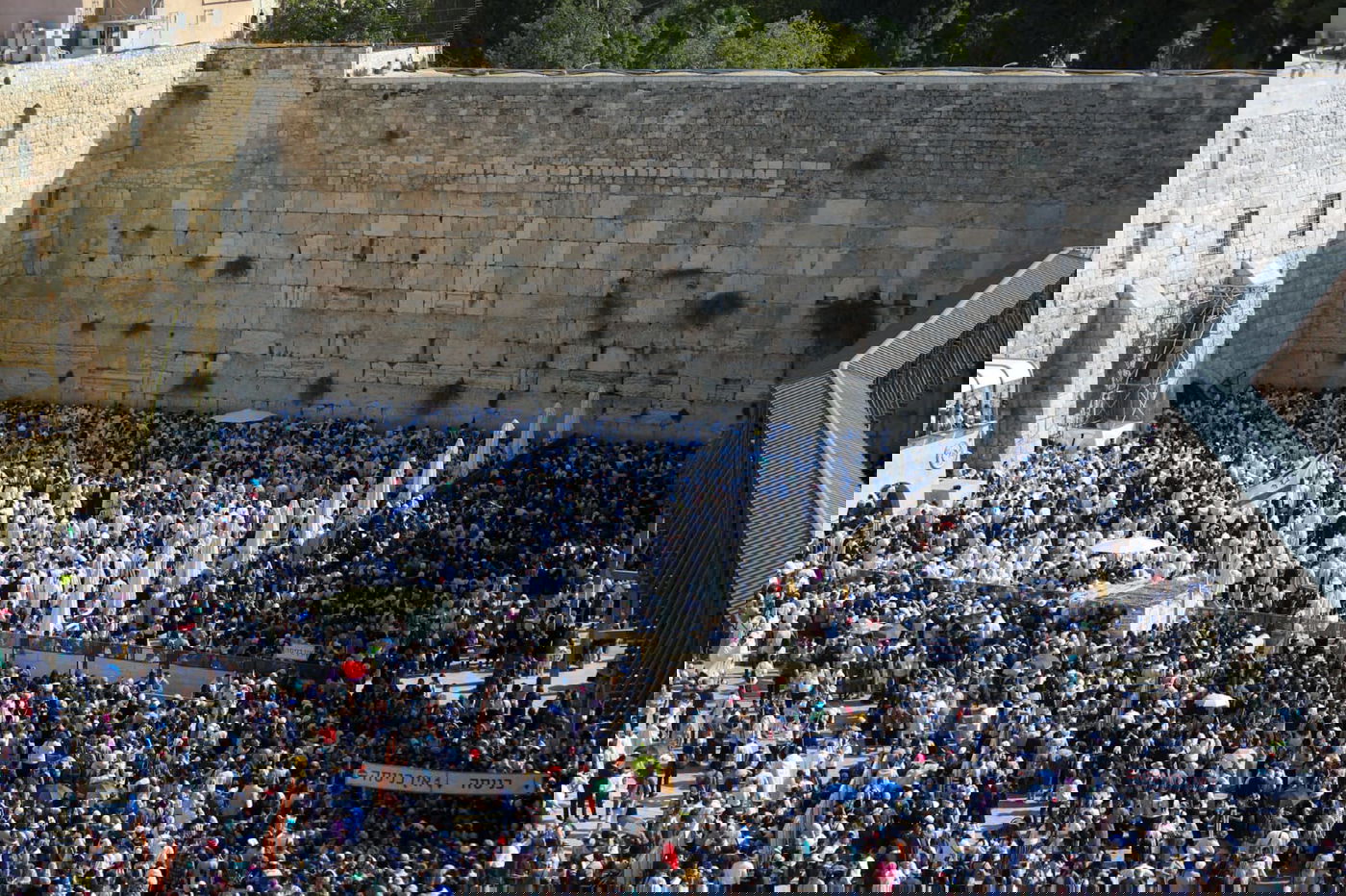 מעמד ברכת כהנים בכותל המערבי • תיעוד