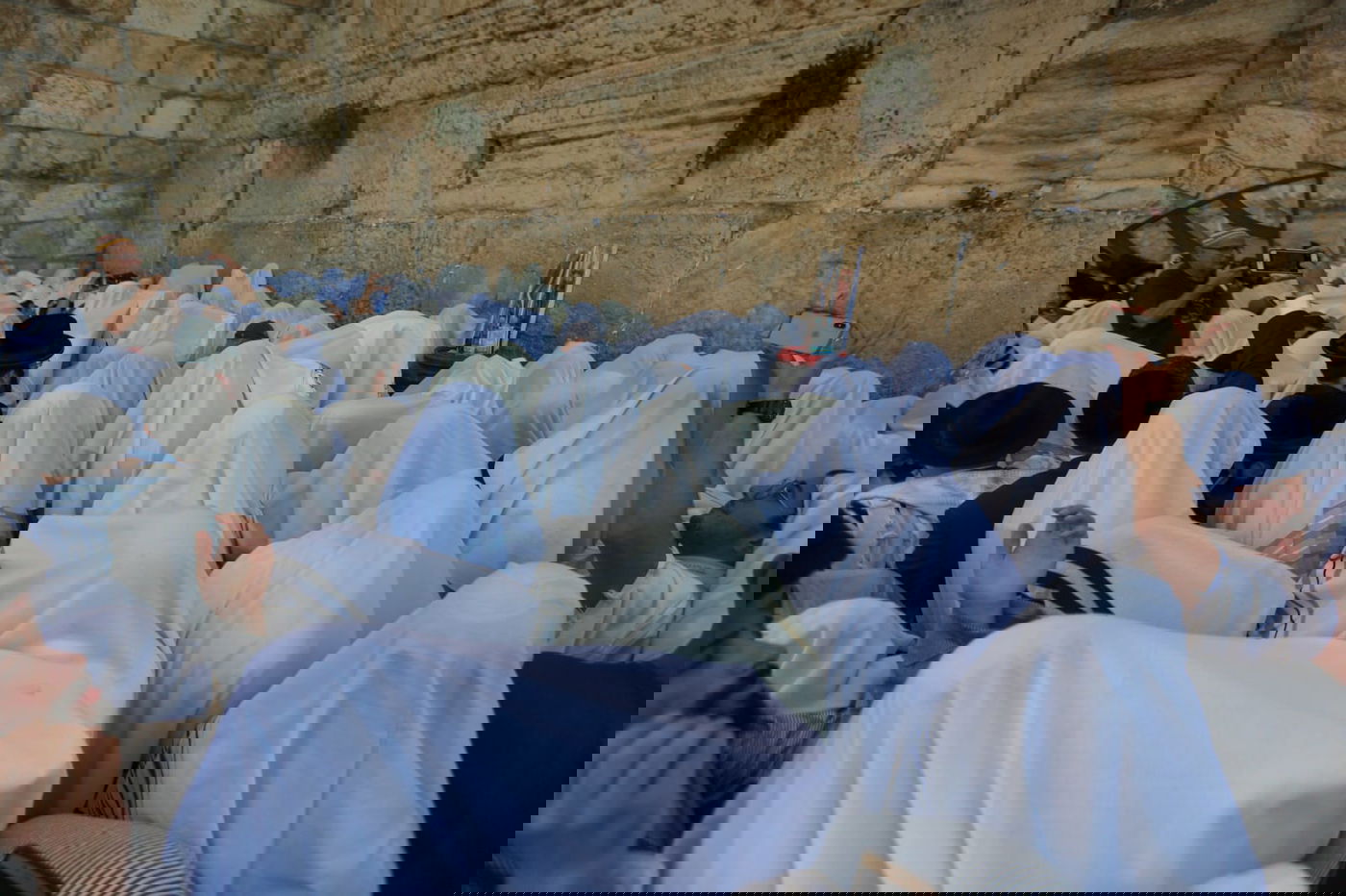 מעמד ברכת כהנים בכותל המערבי • תיעוד