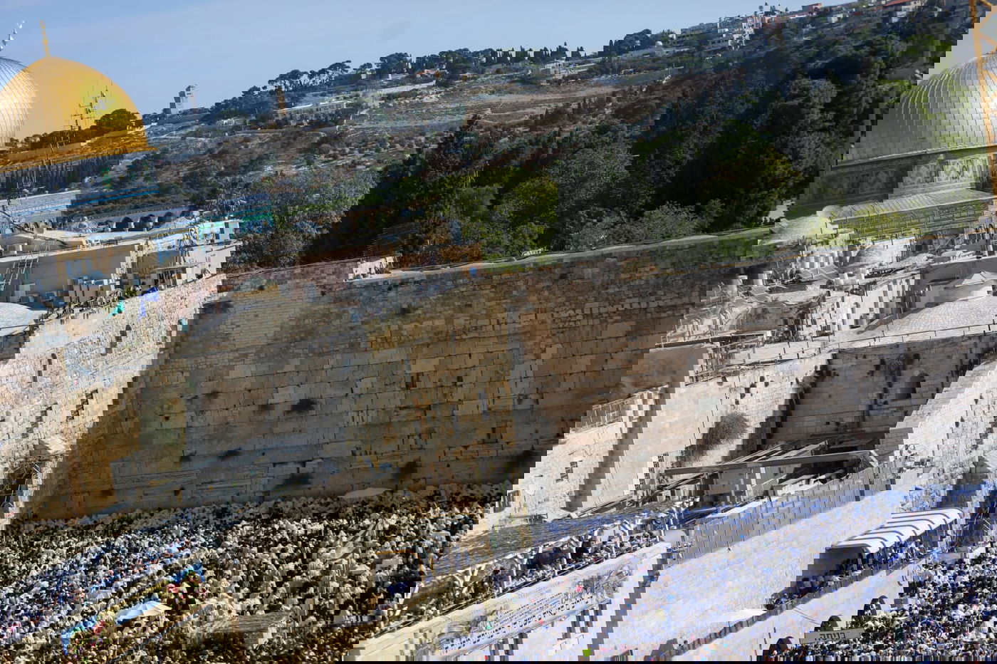 מעמד ברכת כהנים בכותל המערבי • תיעוד