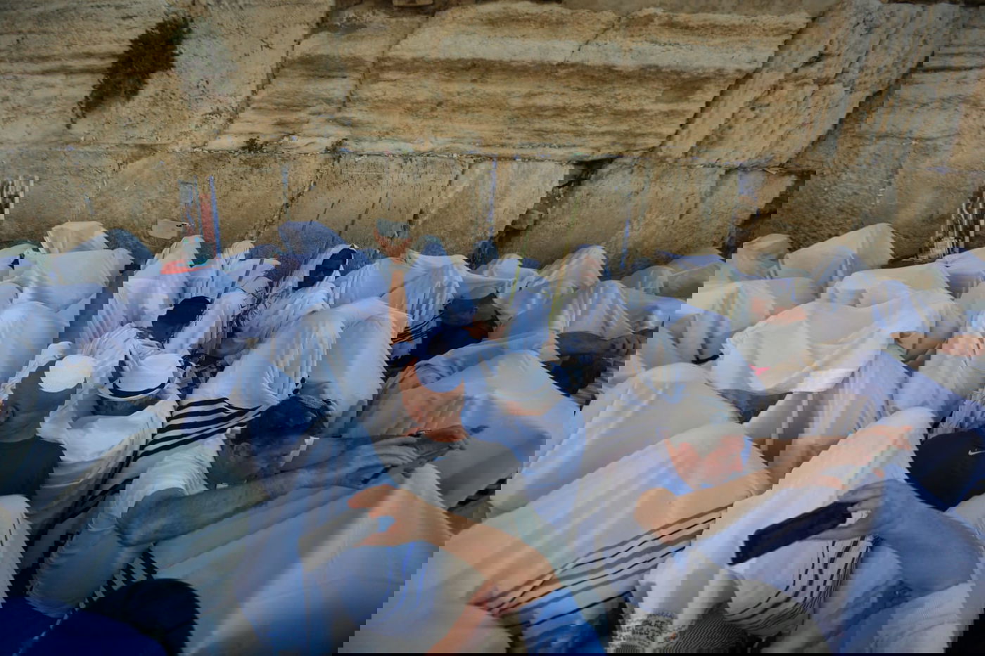 מעמד ברכת כהנים בכותל המערבי • תיעוד