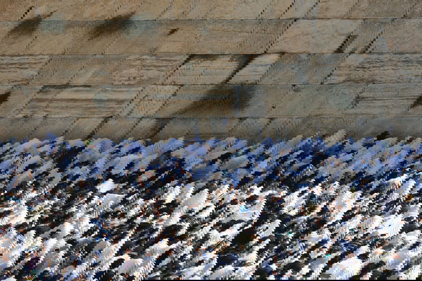 מעמד ברכת כהנים בכותל המערבי • תיעוד