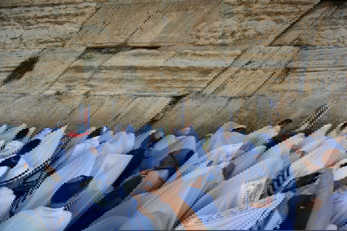 מעמד ברכת כהנים בכותל המערבי • תיעוד