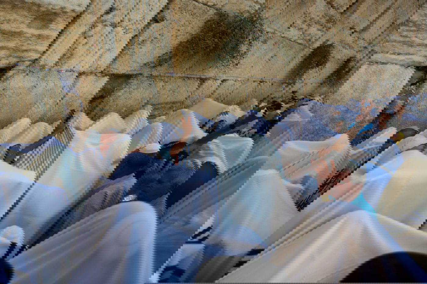 מעמד ברכת כהנים בכותל המערבי • תיעוד