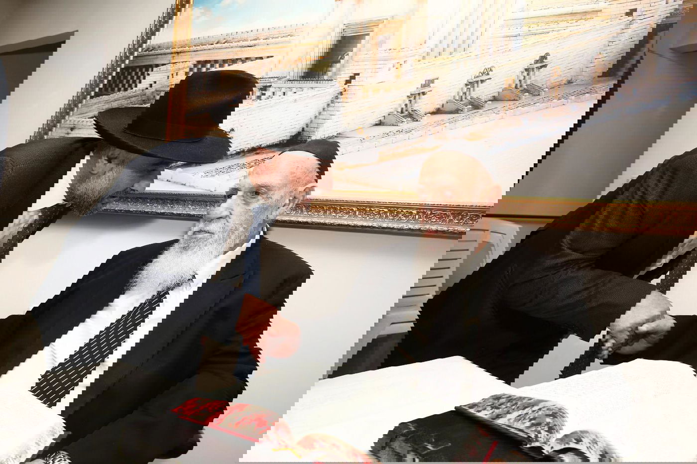 אבוטבול מתברך מנשיא המועצת ראש הישיבה חכם שלום כהן