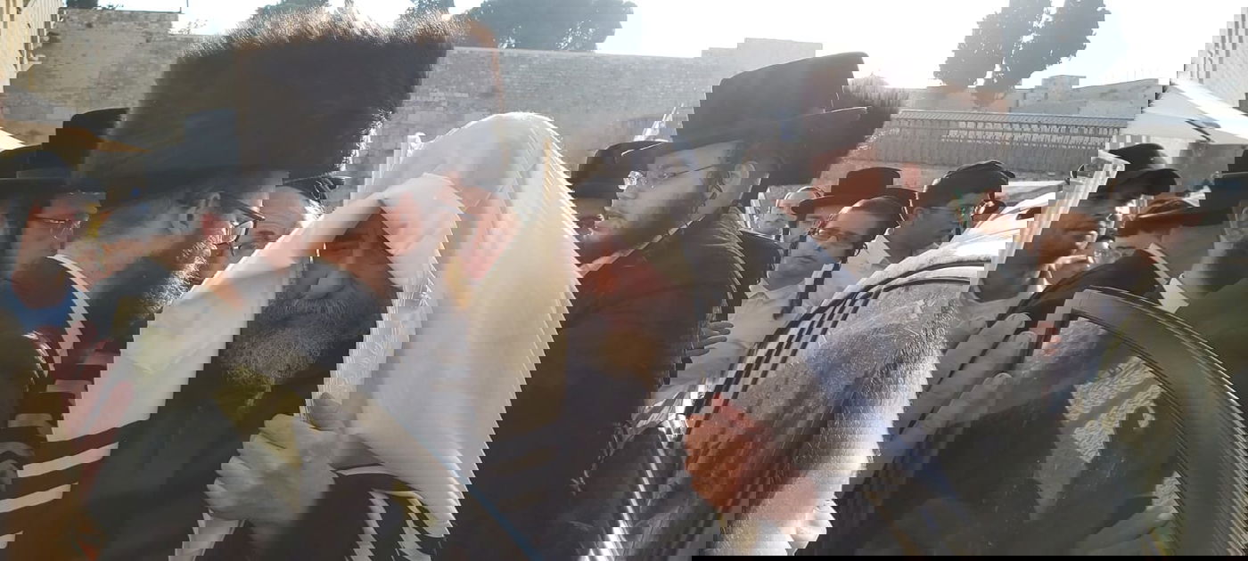 האדמו"ר מרחמסטריווקא בכותל המערבי