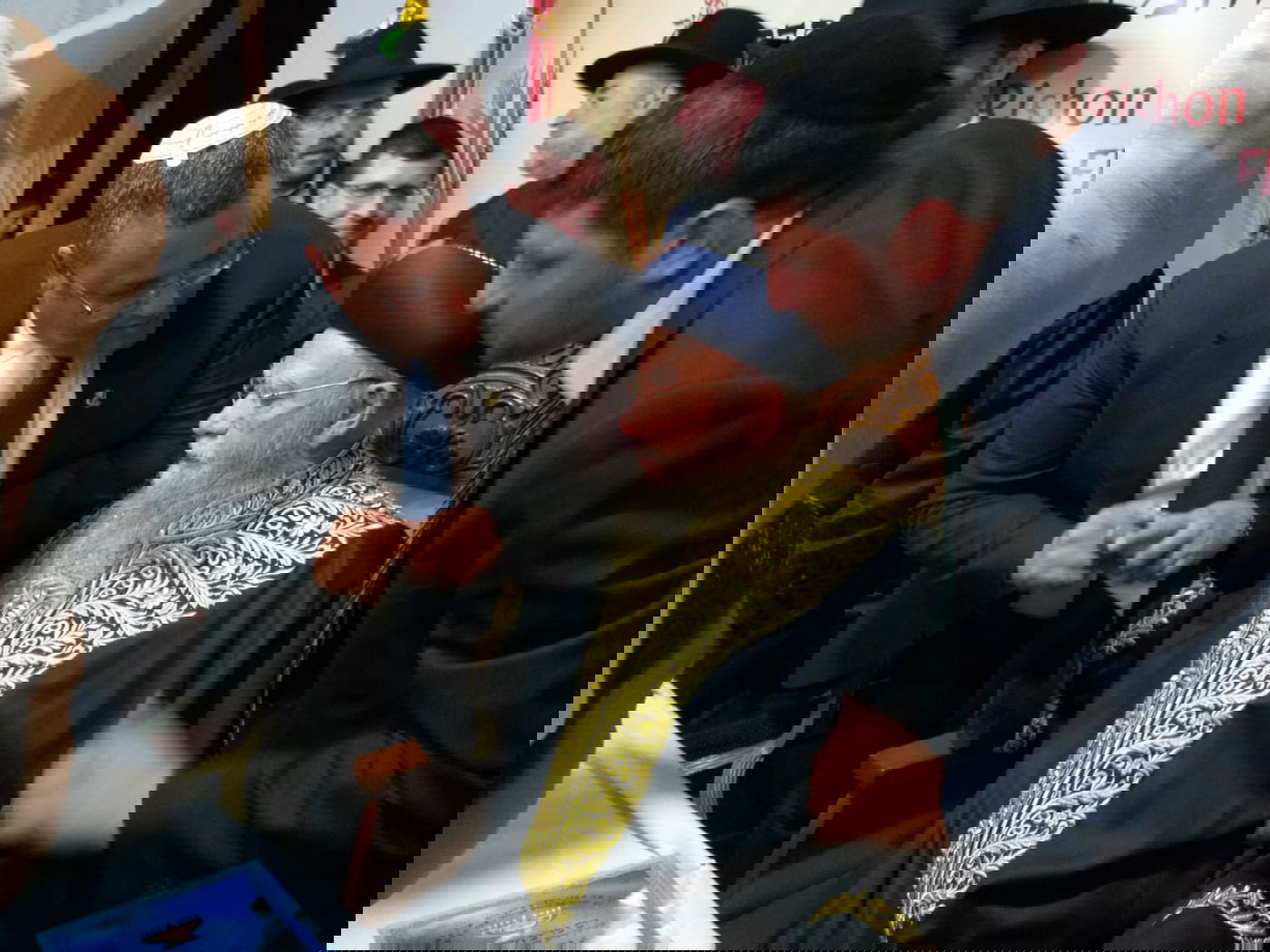 חג הסוכות במעונו של זקן הראשונים לציון