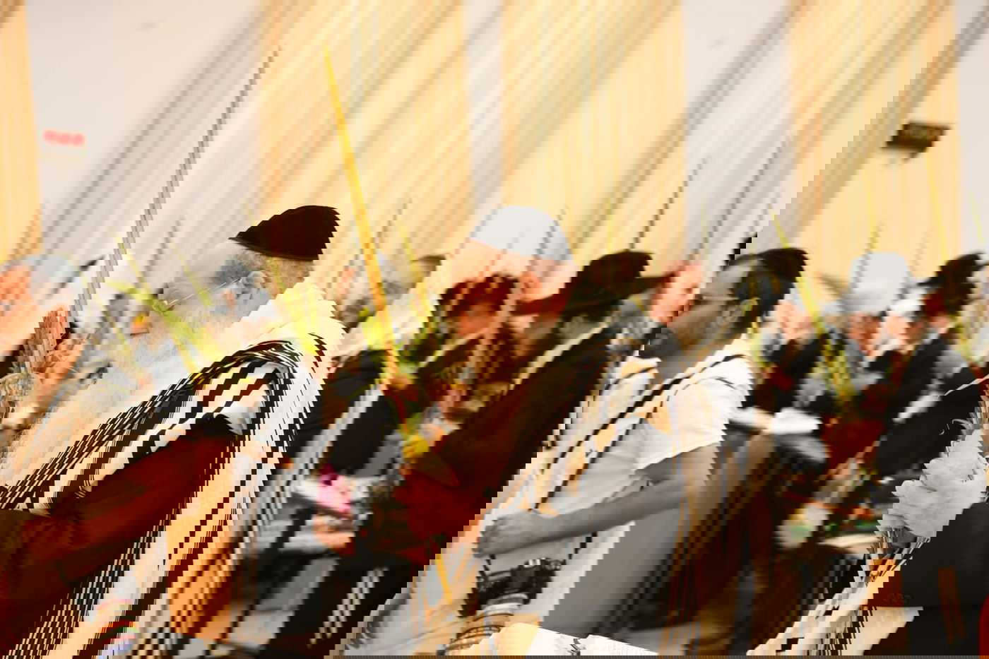 הושענא רבה בהיכל ישיבת סלבודקא • תיעוד