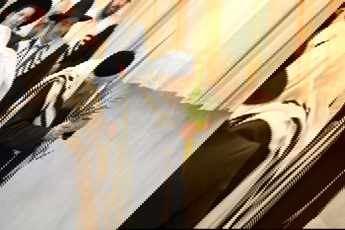 הושענא רבה בהיכל ישיבת סלבודקא • תיעוד