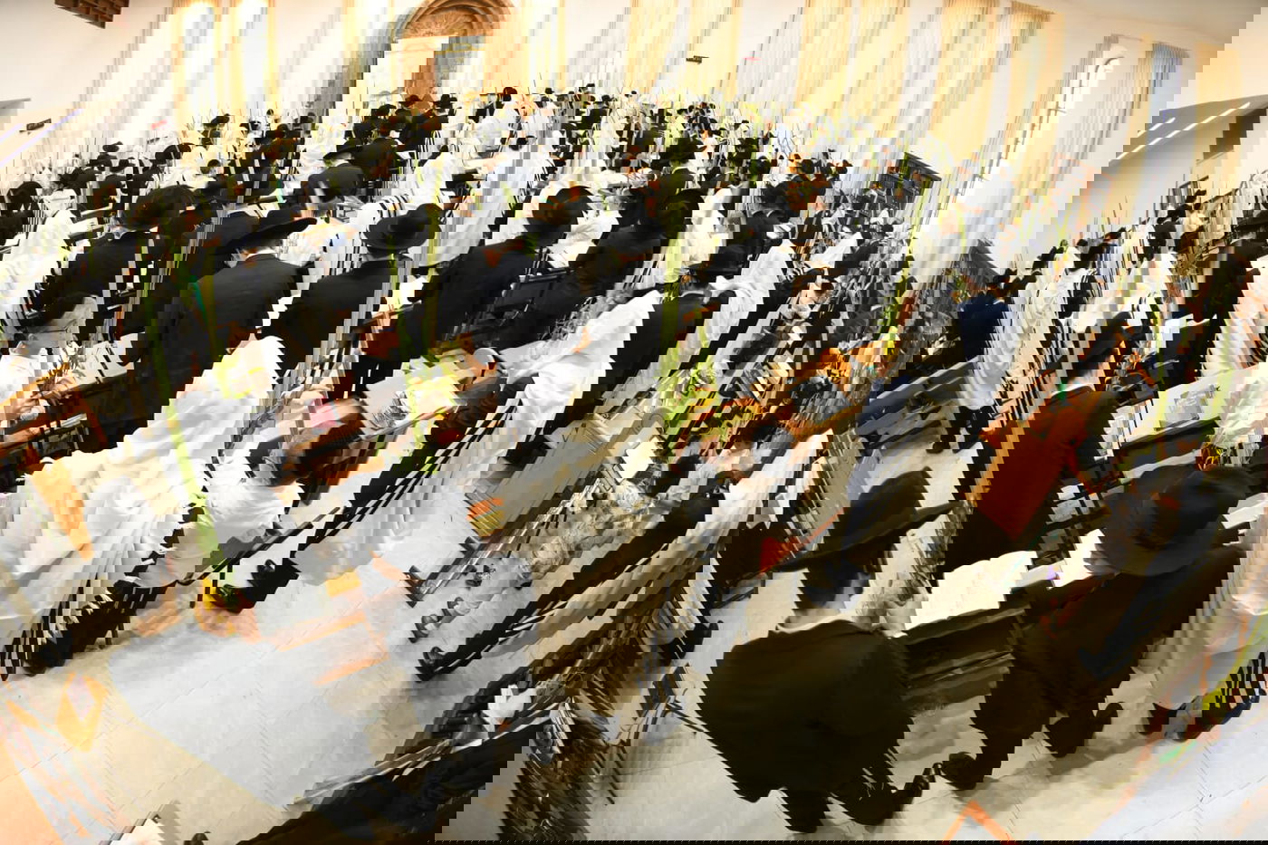 הושענא רבה בהיכל ישיבת סלבודקא • תיעוד