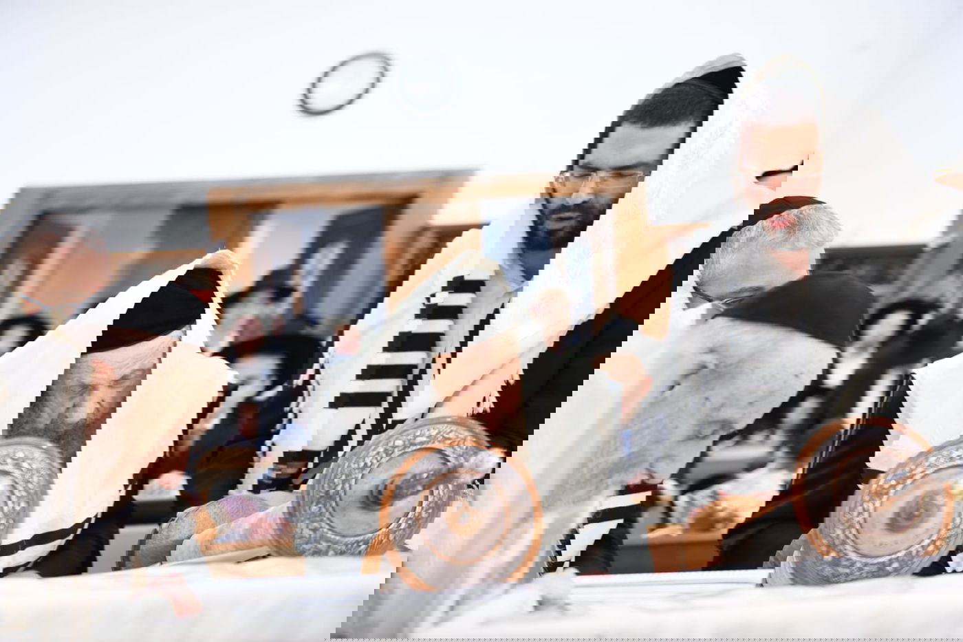 הושענא רבה בהיכל ישיבת סלבודקא • תיעוד