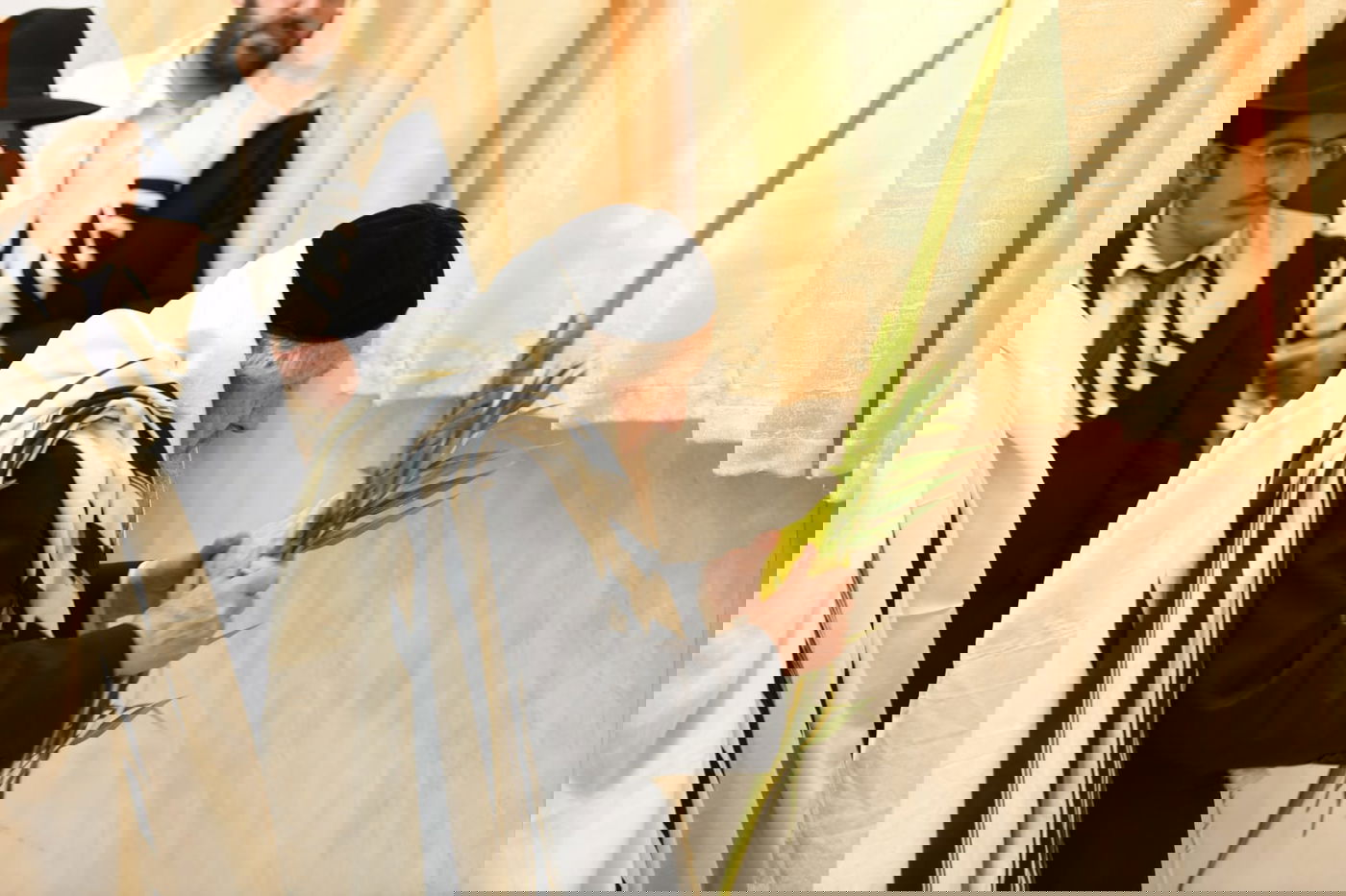 הושענא רבה בהיכל ישיבת סלבודקא • תיעוד