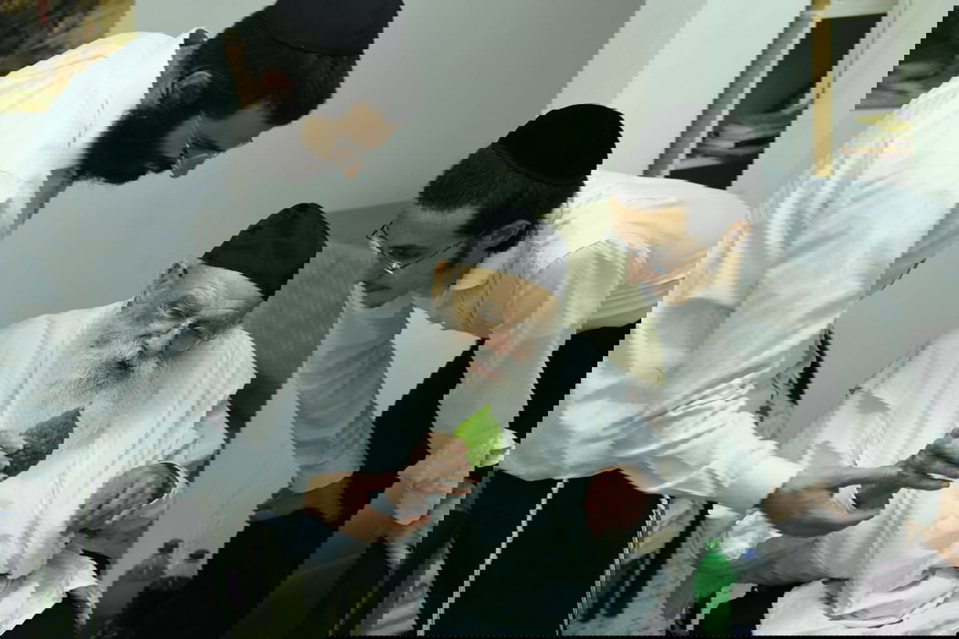 לימוד במיטה: הגאון רבי מאיר גריינמן בהושענא רבא