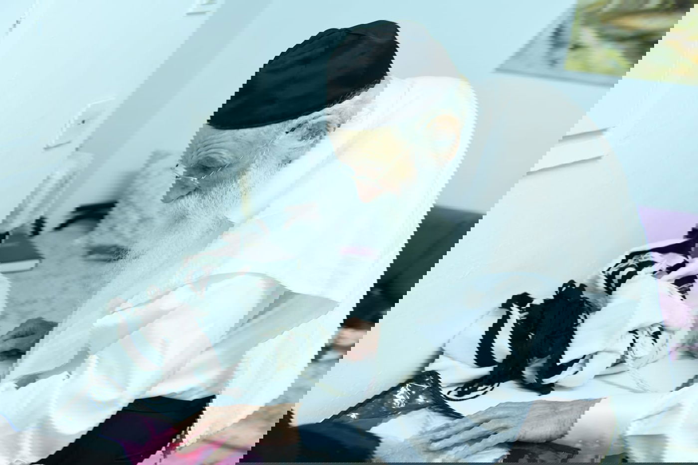 לימוד במיטה: הגאון רבי מאיר גריינמן בהושענא רבא