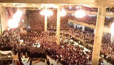 אלפי החסידים צעקו לאדמו"ר מגור: "חורף בריא" • צפו