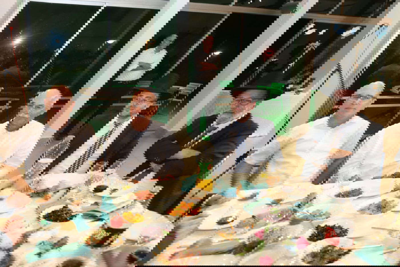 כך חגגו ב'דגל התורה' שבע ברכות למנחם שפירא