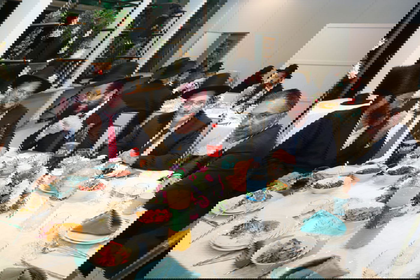 כך חגגו ב'דגל התורה' שבע ברכות למנחם שפירא