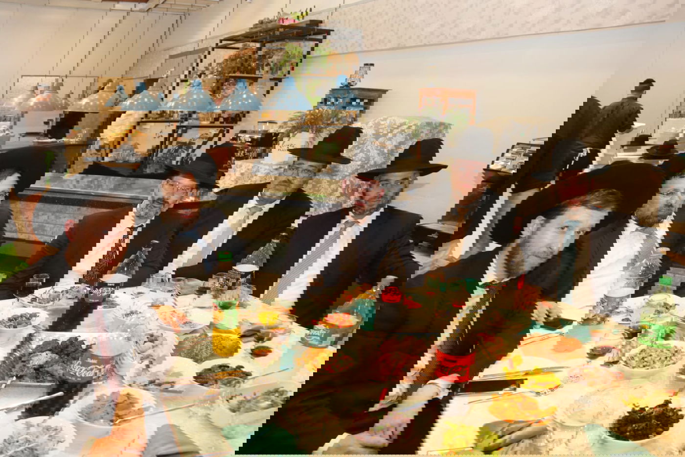 כך חגגו ב'דגל התורה' שבע ברכות למנחם שפירא