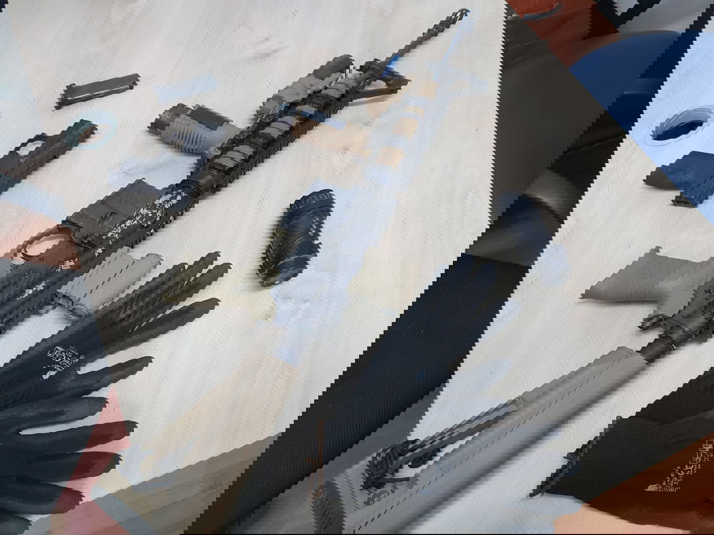 אותרה מחרטה לייצור נשק ורובה מסוג M16