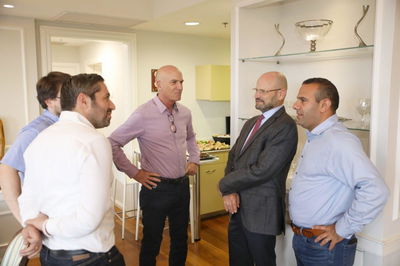 נציגי 'המחנה הדמוקרטי' ו'כחול לבן', היום