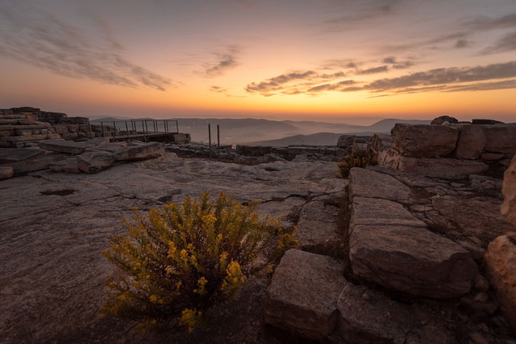 תצפית מרהיבה מהר הברכה - הר גריזים