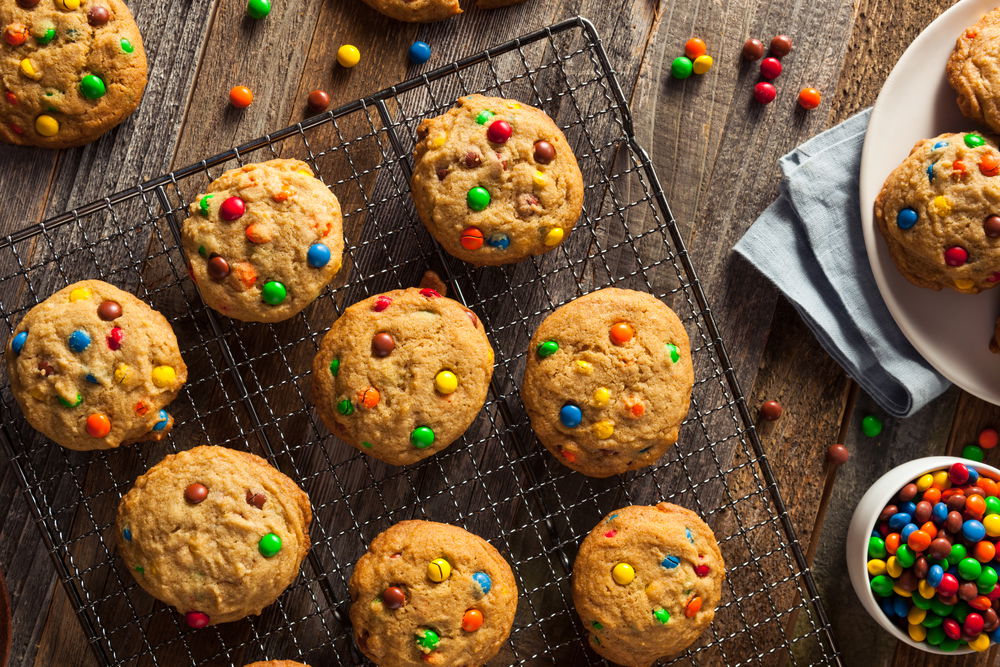 עוגיות שוקולד צ'יפס, חמאת בוטנים ועדשים