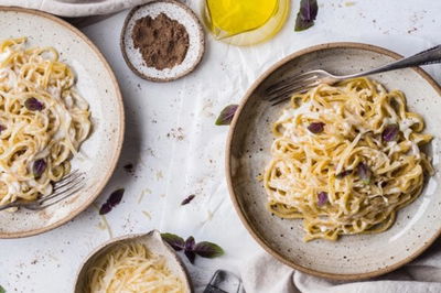 פסטה מהירה ברוטב חמאה ופרמזן