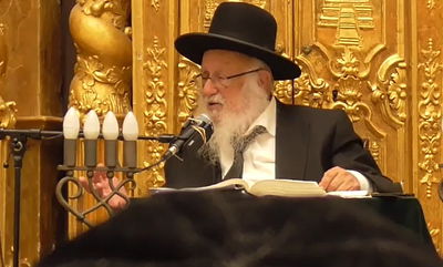 דברי הגרב"ד פוברסקי בפוניבז'