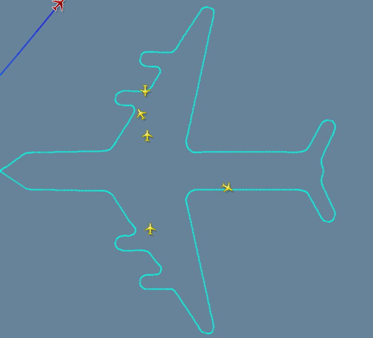 מחווה יצירתית: כך נפרדים מהמטוס בשמיים