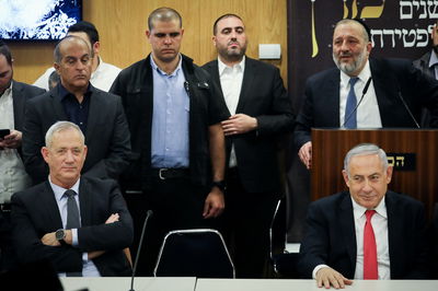 דרעי ונתניהו - בטקס