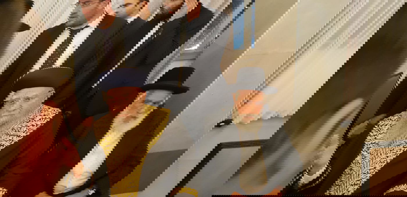 חתונת נכד זקן הראשונים לציון ובת חבר ביה"ד הגדול