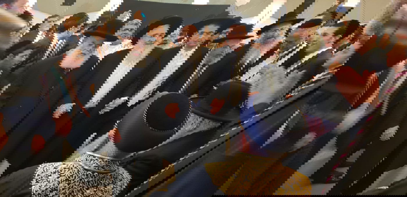 חתונת נכד זקן הראשונים לציון ובת חבר ביה"ד הגדול