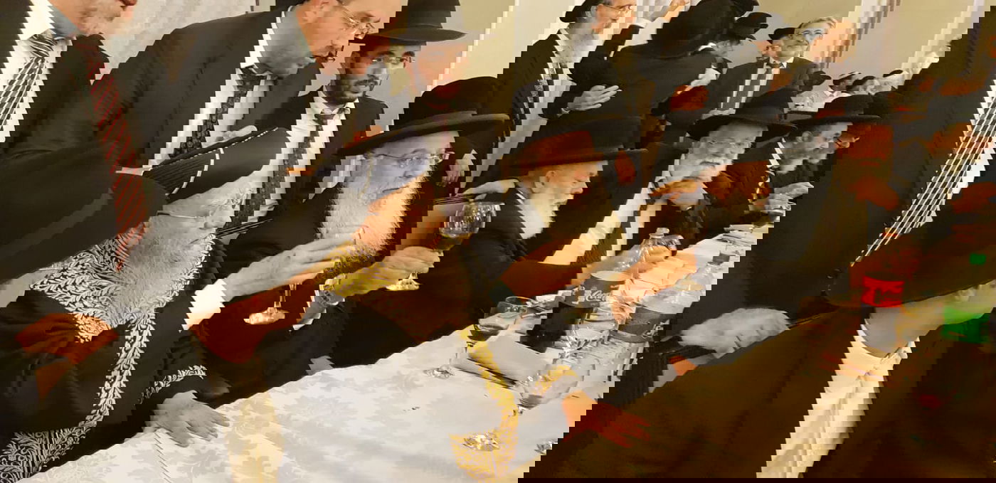 חתונת נכד זקן הראשונים לציון ובת חבר ביה"ד הגדול