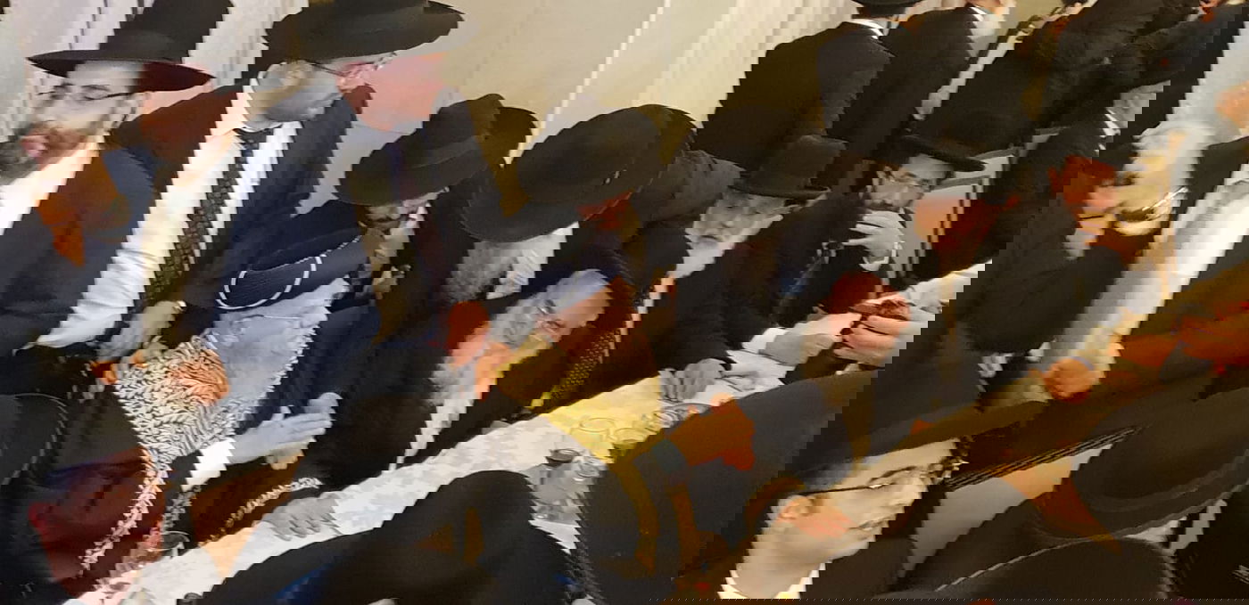 חתונת נכד זקן הראשונים לציון ובת חבר ביה"ד הגדול