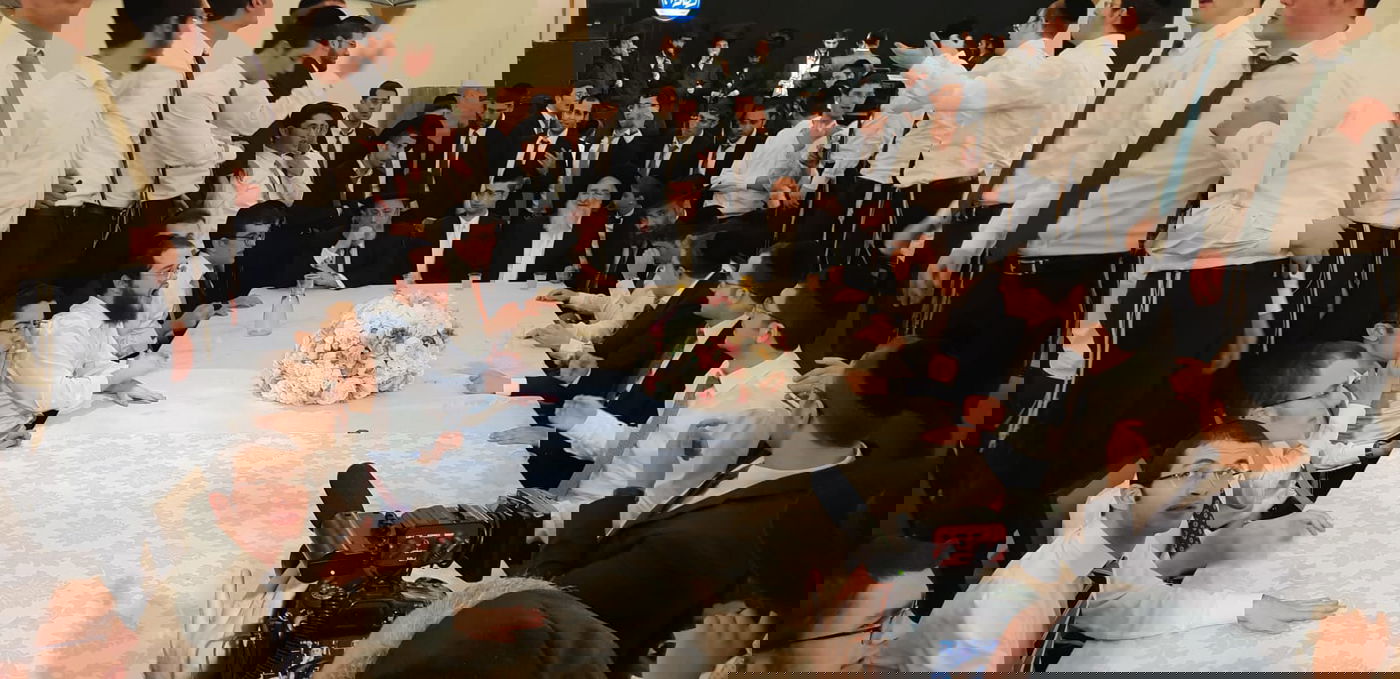 חתונת נכד זקן הראשונים לציון ובת חבר ביה"ד הגדול