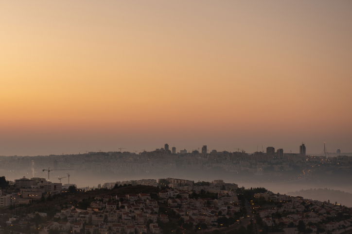 תצפית על ירושלים מקבר שמואל הנביא
