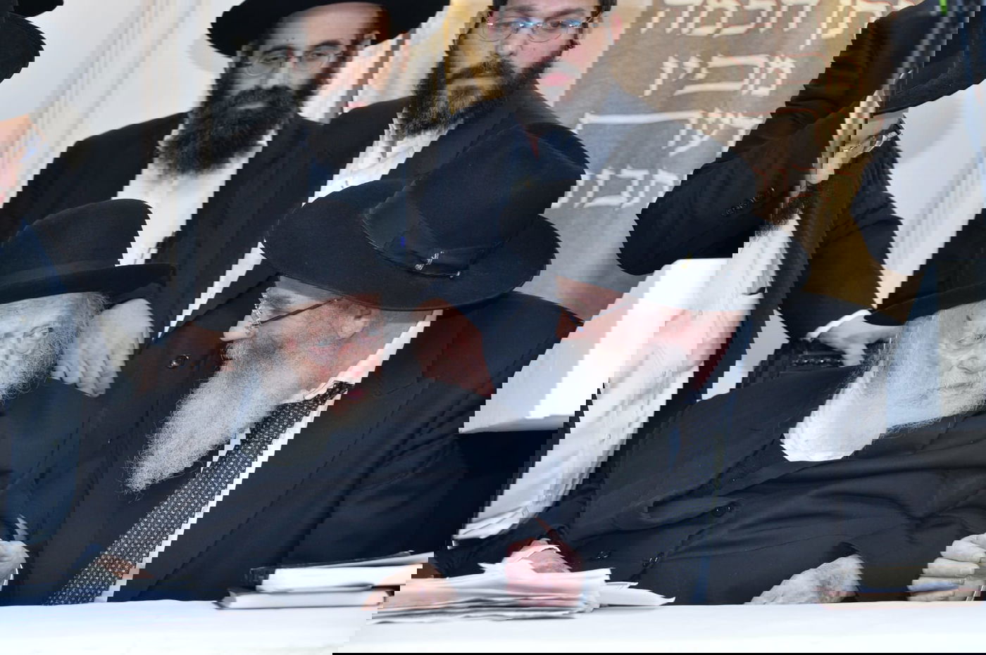 הביקור של מרן שר התורה ב'וולפסון'. תיעוד