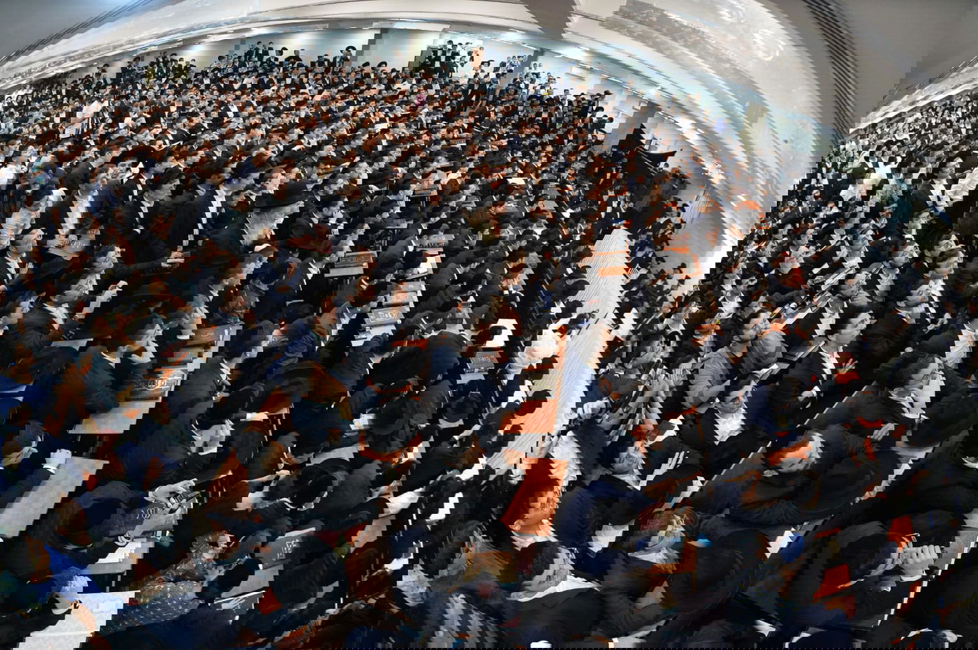 הביקור של מרן שר התורה ב'וולפסון'. תיעוד